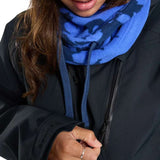 Burton Women's Pyne 2L Shell Jacket 2024 - A black jacket with a hood and zipper down the front.