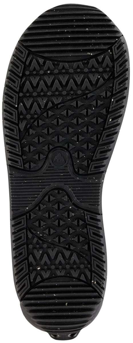 Burton Women's Ritual Step On Boot 2024 - Black rubber sole with a textured tread pattern and small circular studs.