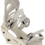 Burton Women's Scribe Snowboard Binding - A women's-specific binding with a sleek, modern design and adjustable straps for a comfortable fit.