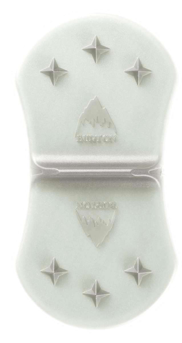 Burton - Medium Spike Stomp Pad 2022 is a white stomp pad with four spikes on each corner.