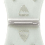 Burton - Medium Spike Stomp Pad 2022 is a white stomp pad with four spikes on each corner.
