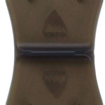 Burton Medium Spike Stomp Pad - A brown stomp pad with a textured surface and small spikes on top, featuring a triangular logo in the center.