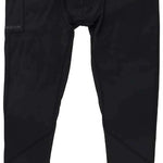 Burton Midweight X Base Layer Pant 2023 - Black base layer pants with a small Burton logo on the left leg.