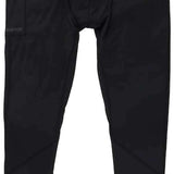 Burton Midweight X Base Layer Pant 2023 - Black base layer pants with a small Burton logo on the left leg.