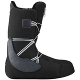 Burton Moto Snowboard Boot 2024 - A black snowboard boot with a textured pattern and white stitching on the side.