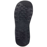 Burton Moto Snowboard Boot 2024 - Black snowboard boot with a textured rubber sole and laces.