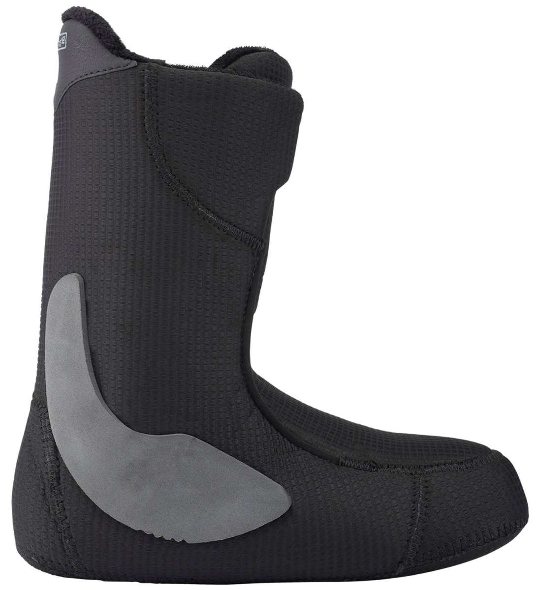 Burton Ruler BOA Snowboard Boot 2024 - Black snowboard boot with a textured pattern on the upper material and gray BOA hardware.