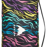 Burton - Space Sack Board Bag 2024 is shown in black with a repeating pattern of blue, pink, and yellow wavy lines.