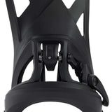 Burton Step On Snowboard Binding 2024 - Black snowboard bindings with silver screws and bolts.