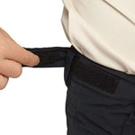 Burton Youth Exile 2L Insulated Cargo Pant 2024 - Black cargo pants with a black belt and black stitching.