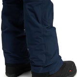 Burton Youth Exile 2L Insulated Cargo Pant 2024 - Dark blue snow pants with cargo pockets on each thigh and a zippered pocket at the back.