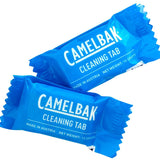 Camelbak Cleaning Tablets 8 Pack 2022-2023 - A blue package with a white logo and text, featuring an image of a camel on it.