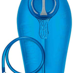 Camelbak Crux 3L - A blue reservoir with a white logo and handle on top, featuring a clear plastic window to show water level.