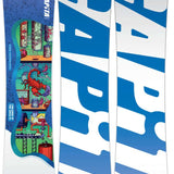 Capita Kids - Children of the Gnar Snowboard 2024 is shown from a front perspective with a blue and white color scheme.