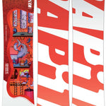 Capita Kids Children of the Gnar Snowboard 2024 - A snowboard with a colorful cartoon graphic featuring children and animals on an orange background.