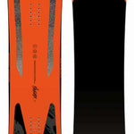 Capita Navigator Snowboard 2023 - A snowboard with a black base and white lettering on top, featuring the word "CAPITA" in large letters.