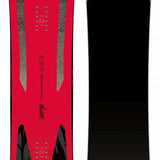 Capita Navigator Snowboard 2023 - A red snowboard with a black logo on top.