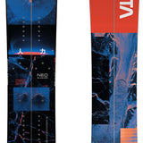 Capita Neo Slasher Split Board 2023 - A blue snowboard with a white logo and orange accents on the top sheet.