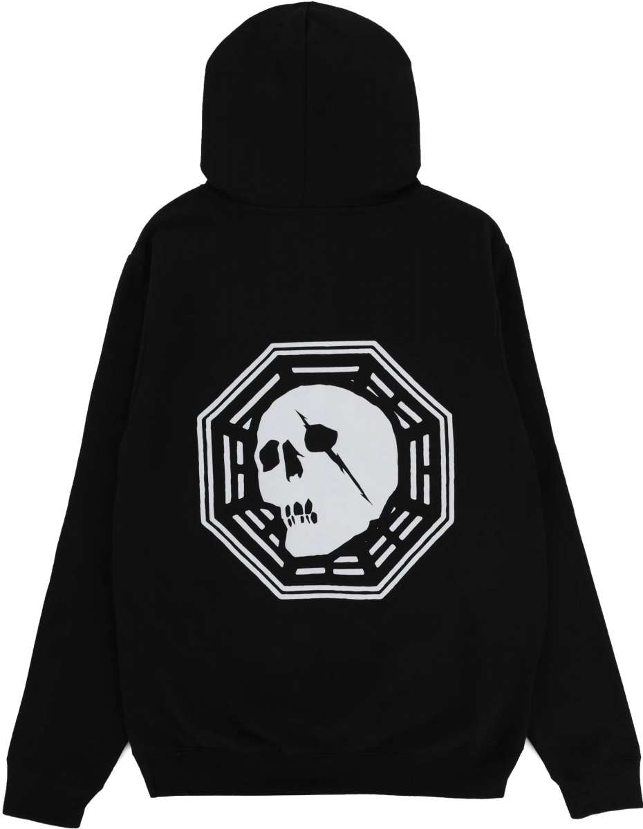 CAPiTA Skull Fleece Hoodie 2023 - A black hoodie with a white skull logo on the front.
