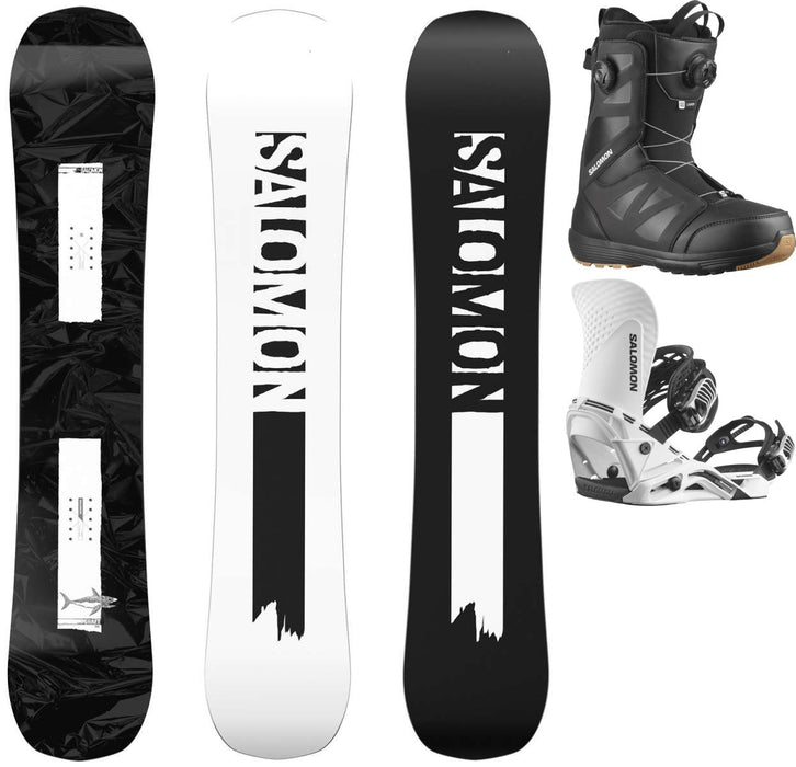 Salomon Craft Snowboard Package With Hologram Bindings And Launch BOA SJ Boots 2024