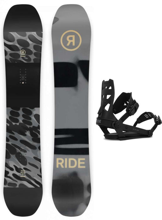 Ride Manic Snowboard Package 2024 With Ride A-8 Bindings