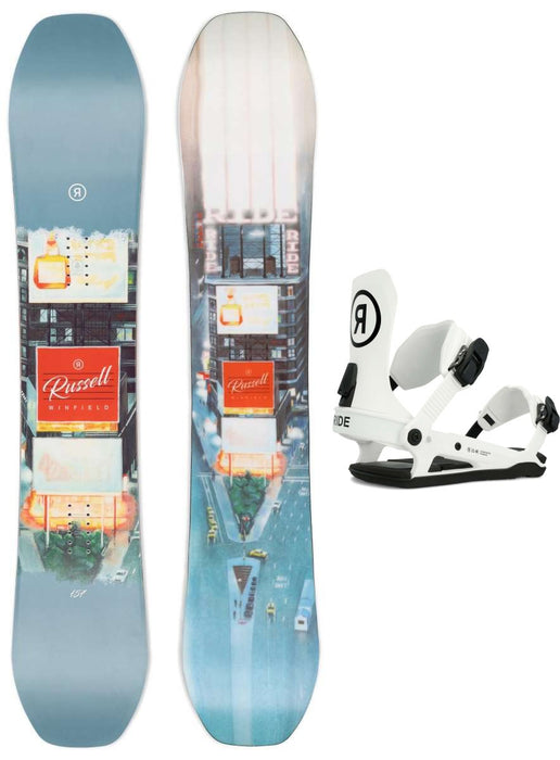 Ride Russell X Algoryhythm LTD Snowboard Package 2024 With Ride C-9 Bindings