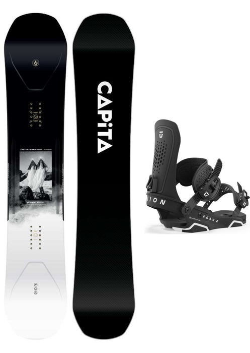 Capita Super DOA Snowboard Package 2024 With Union Force Bindings