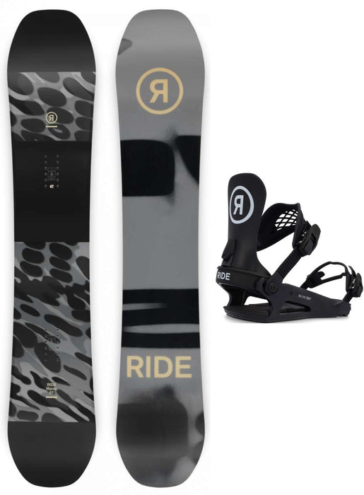 Ride Manic Snowboard Package 2024 With Ride C-2 Bindings