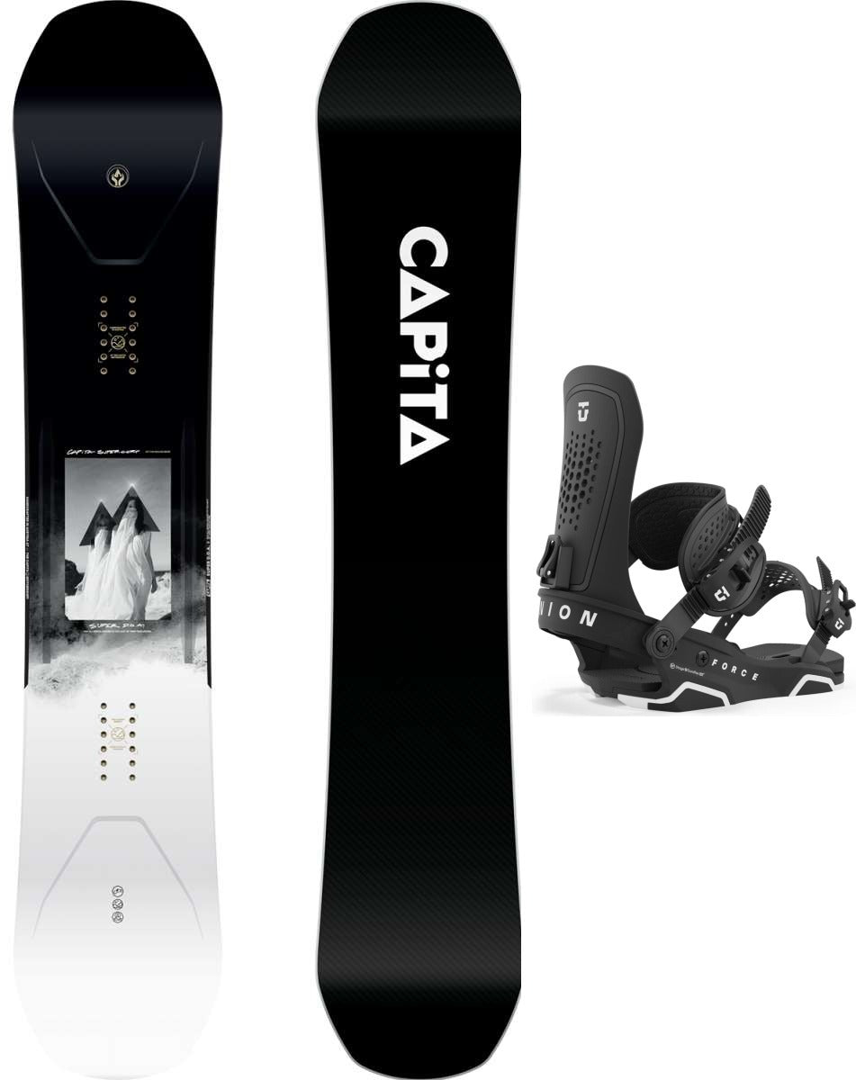 Capita Super DOA Snowboard Package 2024 With Union Force