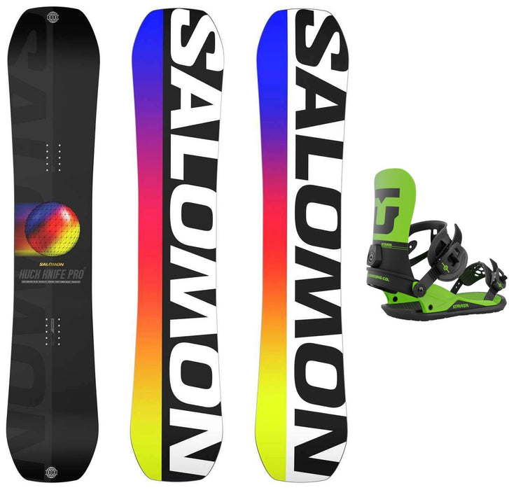 Salomon Huck Knife Pro Snowboard Package 2023 With Union Strata Bindings