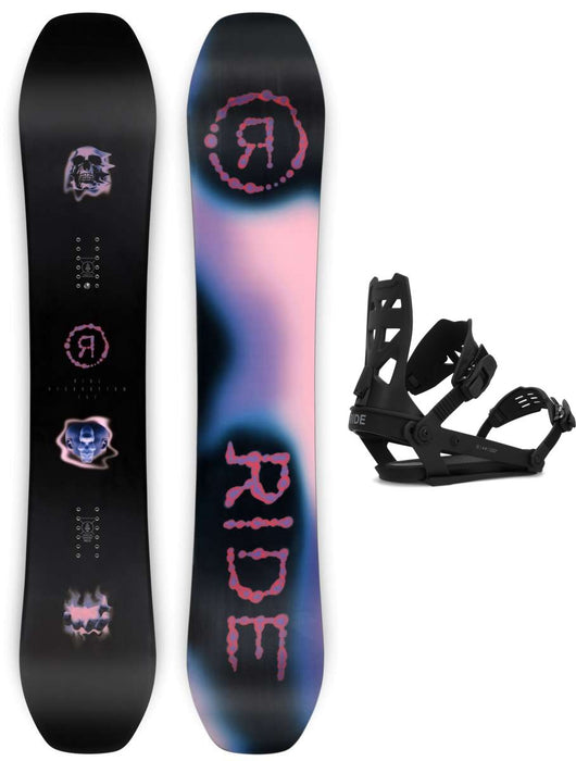 Ride Algorhythm Snowboard Package 2024 With Ride A-8 Bindings