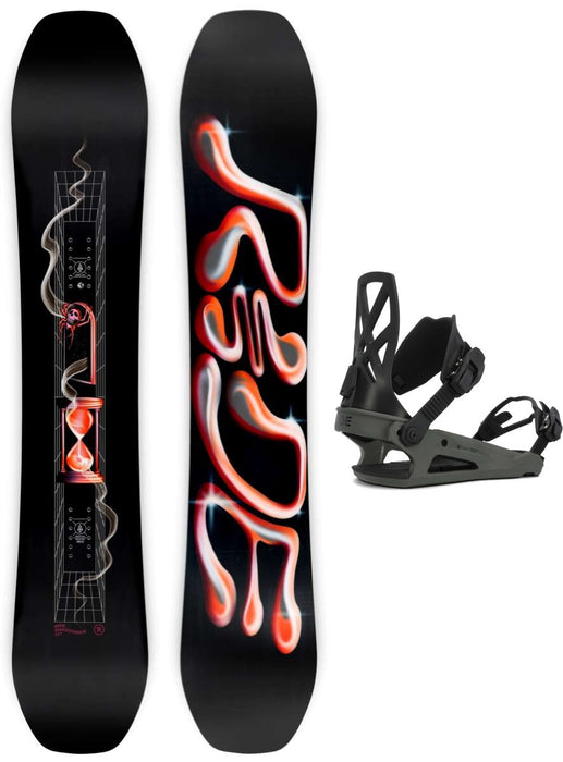 Ride Shadowban Snowboard Package 2024 With Ride C-4 Bindings