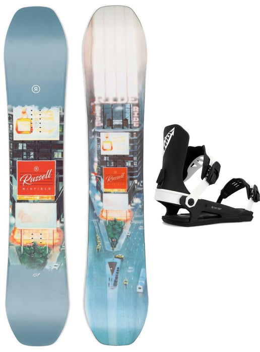 Ride Russell X Algoryhythm LTD Snowboard Package 2024 With Ride C-8 Bindings