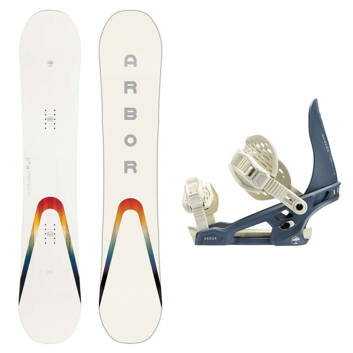 2023 Arbor Poparazzi Camber Snowboard with Acacia Bindings