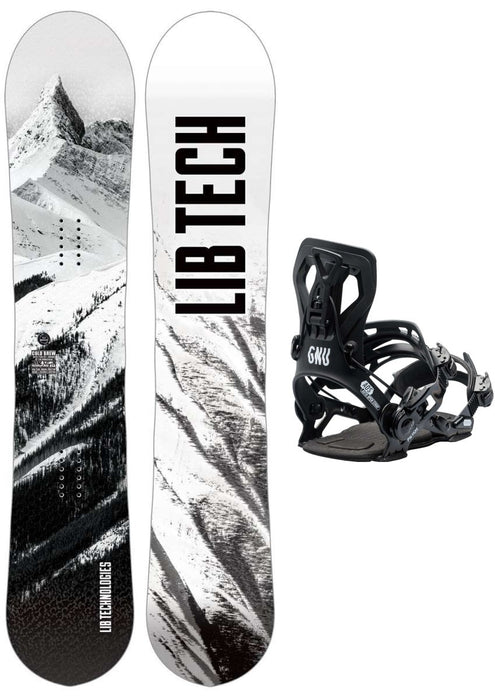 Lib Tech Cold Brew Snowboard Package 2024 With GNU Psych Bindings