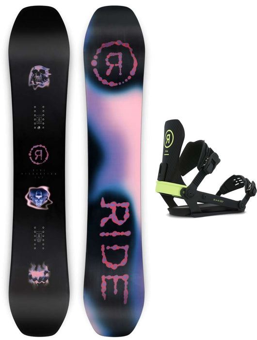 Ride Algorhythm Snowboard Package 2024 With Ride A-10 Bindings
