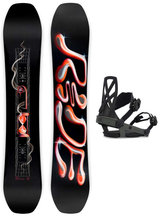Ride Shadowban Snowboard Package 2024 With Ride A-4 Bindings