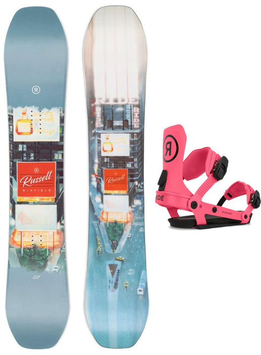 Ride Russell X Algoryhythm LTD Snowboard Package 2024 With Ride A-9 Bindings