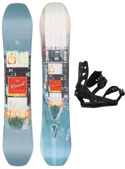 Ride Russell X Algoryhythm LTD Snowboard Package 2024 With Ride A-8 Bindings