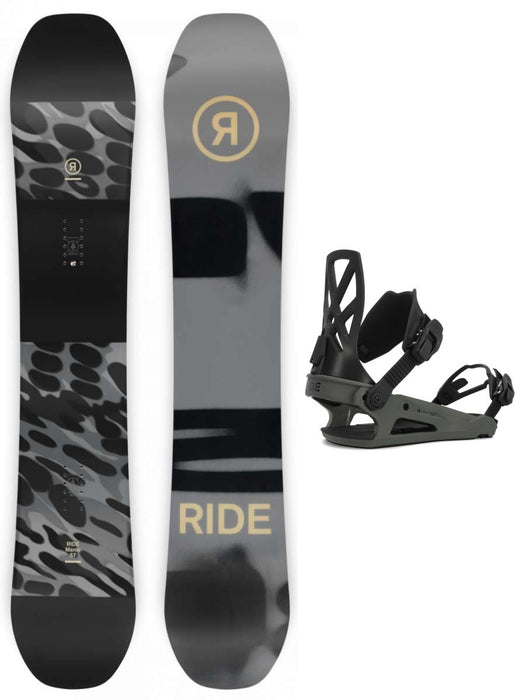 Ride Manic Snowboard Package 2024 With Ride C-4 Bindings