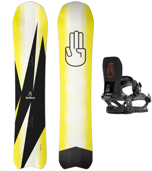 Bataleon Party Wave Snowboard Package 2023 With Bataleon Blaster Asymwrap Bindings
