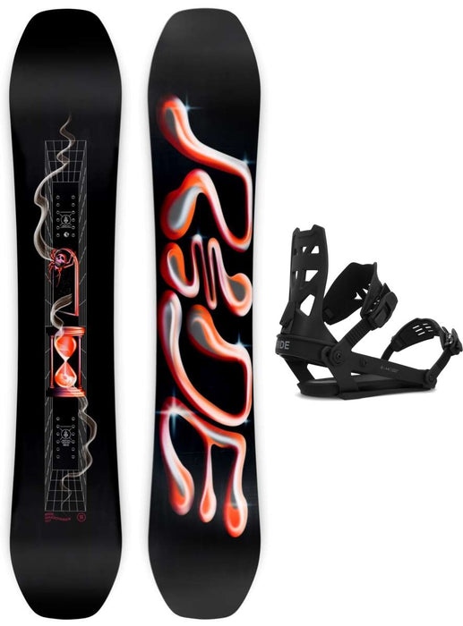 Ride Shadowban Snowboard Package 2024 With Ride A-8 Bindings
