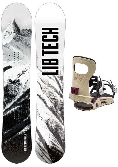 Lib Tech Cold Brew Snowboard Package 2024 With Bent Metal Joint Bindings