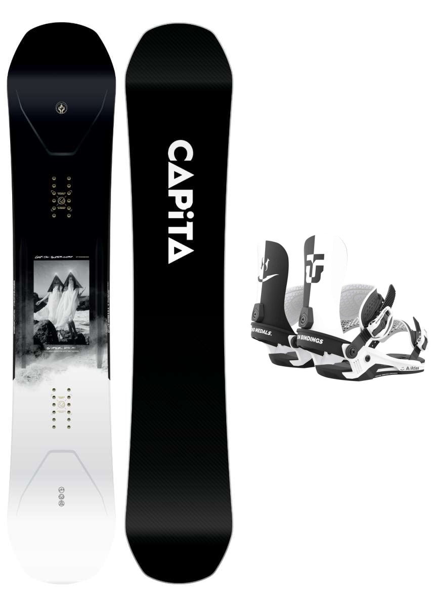 Capita Super DOA Snowboard Package 2024 With Union X Beyond Medals Bin