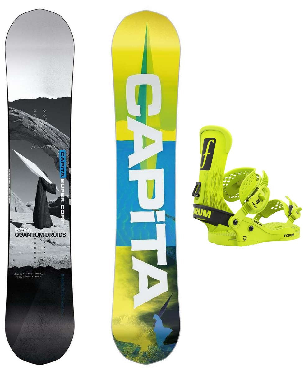 Capita Outsiders Snowboard Package With Union X Forum Force Classic LTD  Bindings 2024