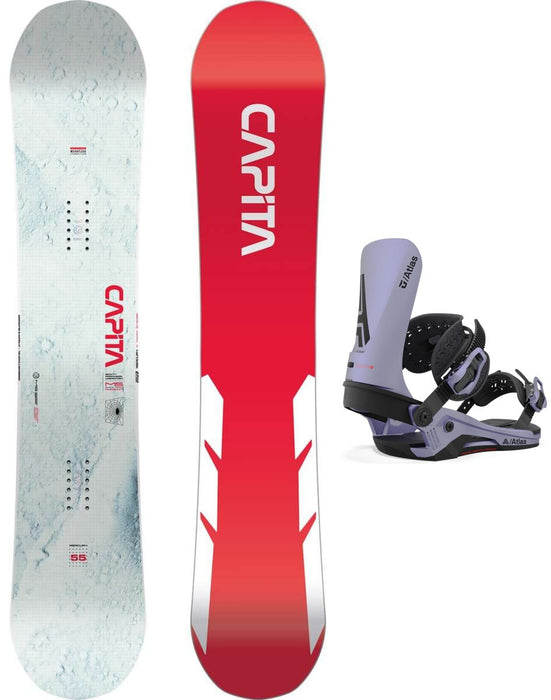 Capita Mercury Snowboard Package 2024 With Union Atlas Bindings