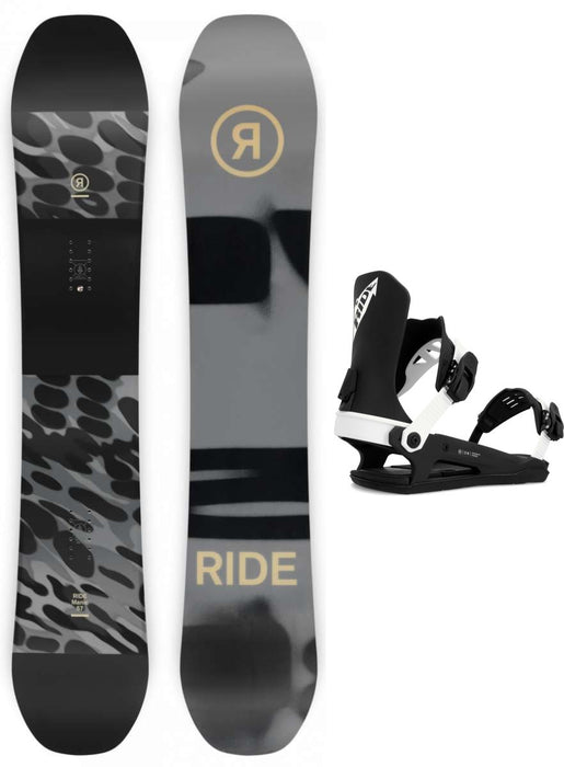 Ride Manic Snowboard Package 2024 With Ride C-8 Bindings