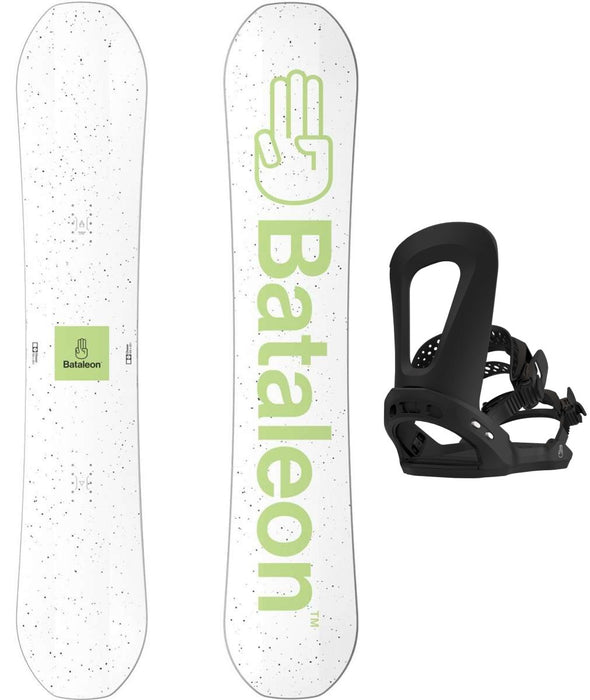 Bataleon Chaser Snowboard Package 2024 With Bataleon E-Stroyer Bindings