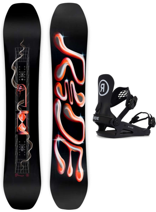 Ride Shadowban Snowboard Package 2024 With Ride C-2 Bindings