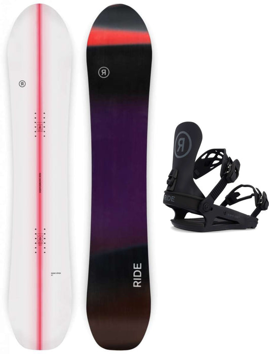 Ride Ladies Magic Stick Snowboard Package 2024 With Ride Ladies CL-4 Bindings